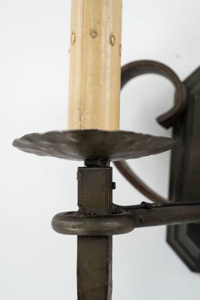 Pair of Vintage Two Arm Iron Sconces