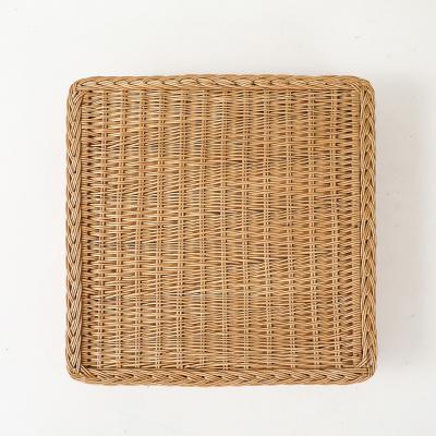 Pair of Vivai Del Sud Style Wicker Armchairs