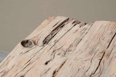 Pair of Wabi Sabi Style Console Tables in Reclaimed Antique Wood
