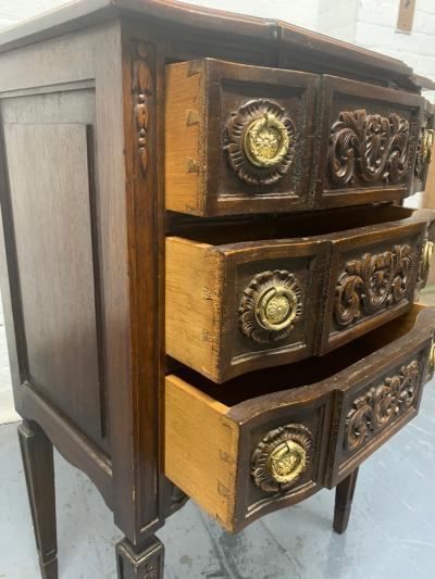 Pair of Walnut Antique Belgium Chests
