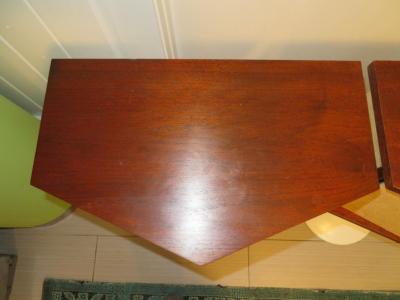 Pair of Walnut Bose Speakers Equalizer Tulip Base by Eero Saarinen