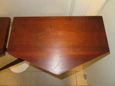 Pair of Walnut Bose Speakers Equalizer Tulip Base by Eero Saarinen