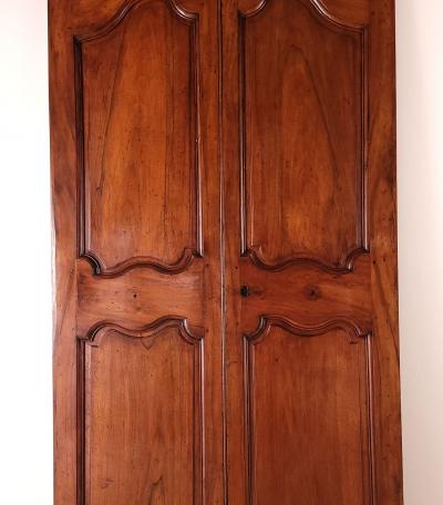 Pair of Walnut Doors France 18th 19th century