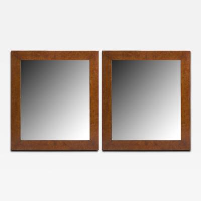 Pair of Walnut Mirrors