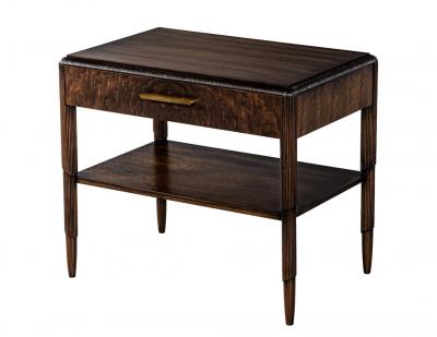 Pair of Walnut Nightstand End Tables