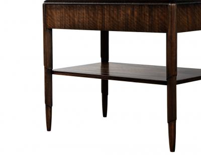 Pair of Walnut Nightstand End Tables