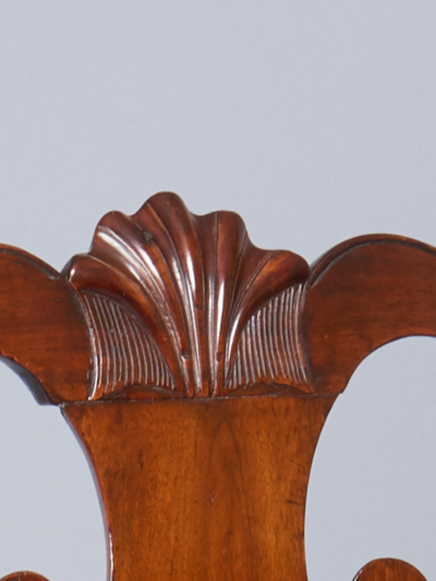 Pair of Walnut Queen Anne Side Chairs