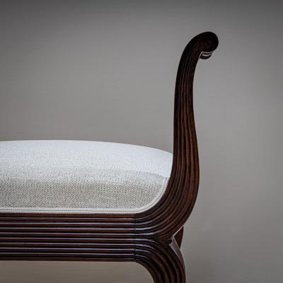 Pair of Walnut Tabourets Italy circa 1830