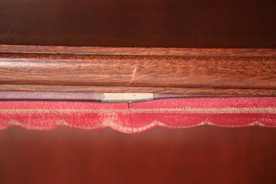 Pair of William IV Mahogany Open Two Sided Bookcases