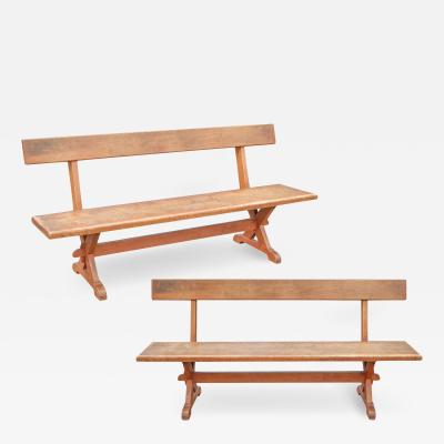 Pair of X Form Benches