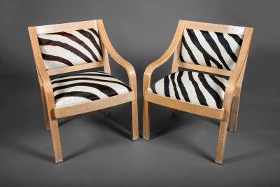 Pair of Zebra Chairs
