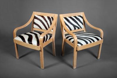 Pair of Zebra Chairs