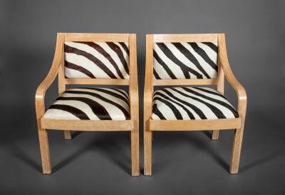 Pair of Zebra Chairs
