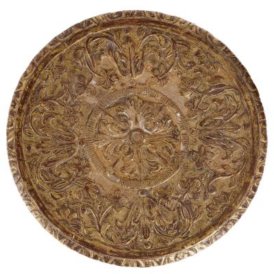 Pair of antique French giltwood torch re stands