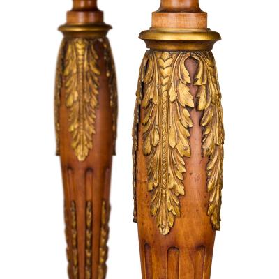 Pair of antique French ormolu games tables