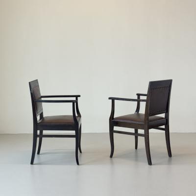 Pair of armchairs 20th century