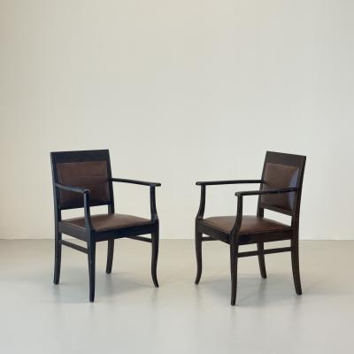 Pair of armchairs 20th century