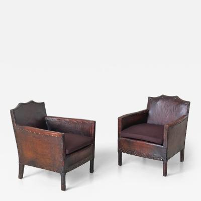 Pair of armchairs Europe early 20th century