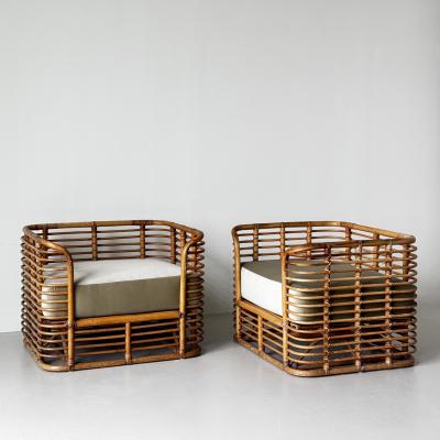 Pair of armchairs mid late 20th century