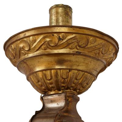 Pair of brass wall sconces in the Baroque style