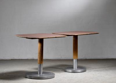 Pair of cafe tables