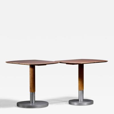 Pair of cafe tables