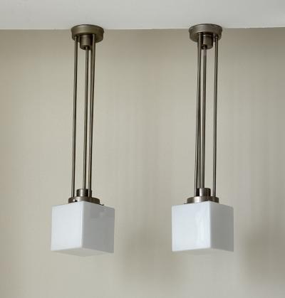 Pair of ceiling lights likely produced in the Netherlands