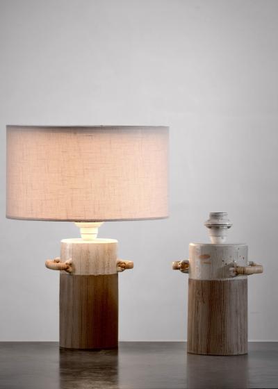 Pair of ceramic table lamps