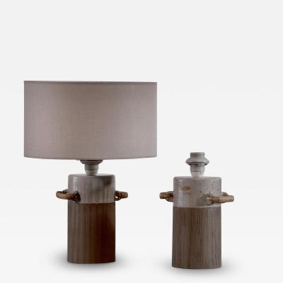 Pair of ceramic table lamps