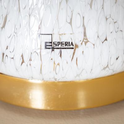 Pair of conical Table Lamps by Esperia Italy 1970s