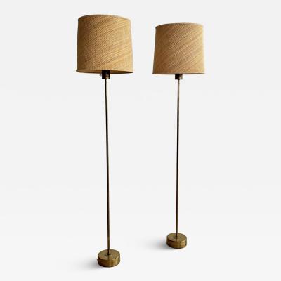Pair of floor lamps Sweden 1950s