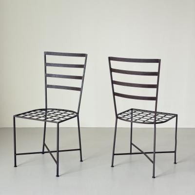 Pair of garden chairs mid 20th century