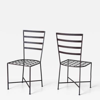 Pair of garden chairs mid 20th century