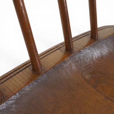 Pair of handmade Windsor lounge chairs England circa 1960