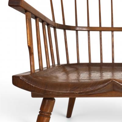 Pair of handmade Windsor lounge chairs England circa 1960