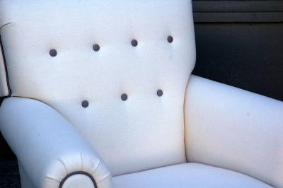 Pair of impressive Napoleon III bergeres