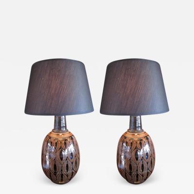 Pair of lamps by Wishon Harrell