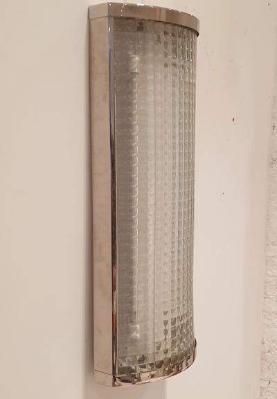 Pair of large French Art Deco wallights