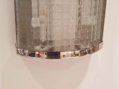 Pair of large French Art Deco wallights