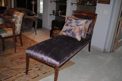 Pair of large custom Zoffany silk cushions pillows