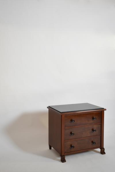 Pair of lion paws bedside tables 1960s