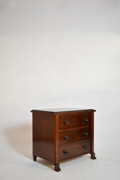 Pair of lion paws bedside tables 1960s