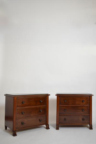 Pair of lion paws bedside tables 1960s