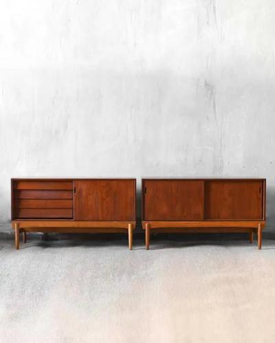 Pair of mid century scandinavian sideboards