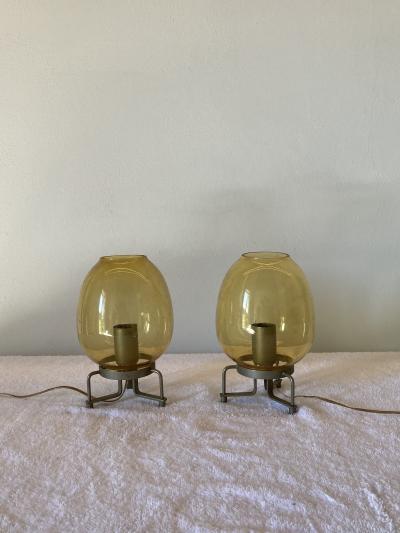 Pair of mini 196 s table lamps