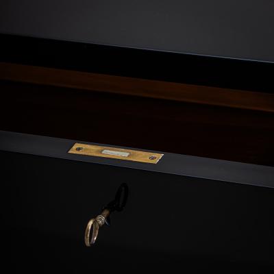 Pair of modern ebonized Commodes 21st Century