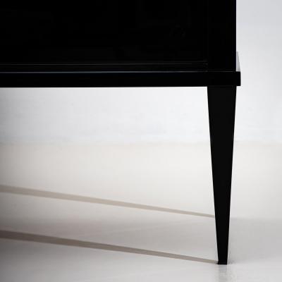 Pair of modern ebonized Commodes 21st Century