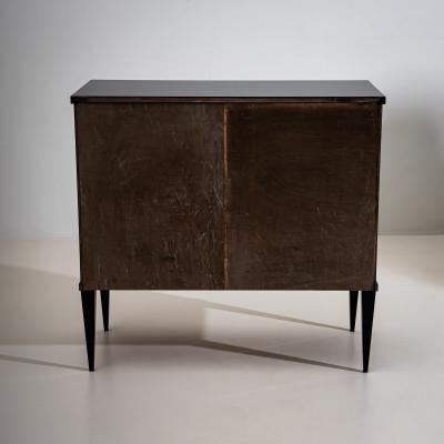 Pair of modern ebonized Commodes 21st Century