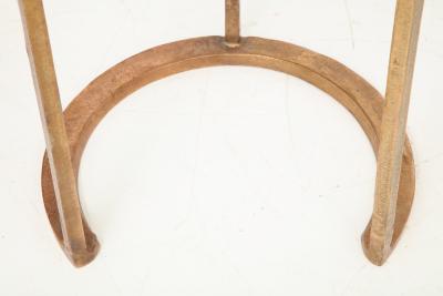 Pair of nesting tables with lacquered wood top