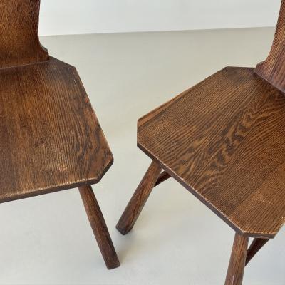 Pair of side chairs probably produced in the United States mid 20th century